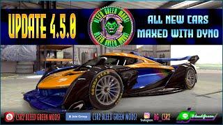 CSR2 - Update 4.5.0 All New Cars (Maxed with Dyno)