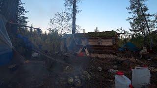 Survival and life of a hunter in the taiga