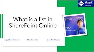 What is a SharePoint Online List (How to create a list in SharePoint Online)