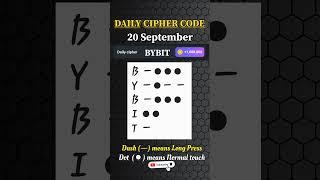 Daily Cipher 20 September | Hamster Kombat Daily Cipher Code Today