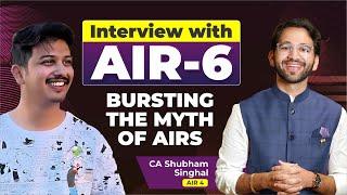 Bursting the Myth of AIRs | CA Neeraj Gupta (AIR 6)