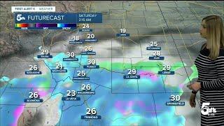 A foot of snow could fall under a winter storm warning in southern Colorado