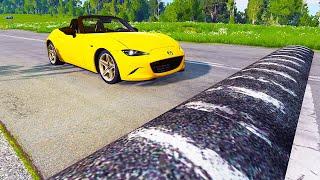 Cars vs Massive Speed Bumps – BeamNG.Drive - BeamNG Xpert