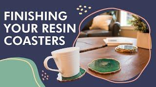 How To Get The Best Finish On Your Geode Resin Coasters DIY