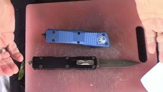 New to the line up. The OTF Microtech Dirac Delta knife  Black Handle  Bronze Blade