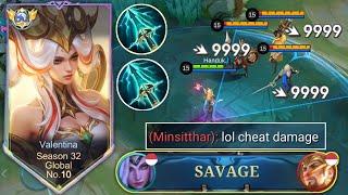 BEST BUILD VALENTINA 2024!! SEKALI COBA LANGSUNG DAPET MANIAC + SAVAGE!! - MOBILE LEGENDS