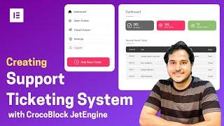 Build Support Ticketing System in Wordpress | CrocoBlock JetEngine | Elementor