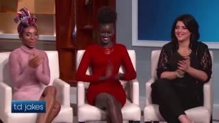 Khoudia Diop - T D  Jakes hosts a Spirited Debate Between Our Guests & The Men About Beauty Part 1