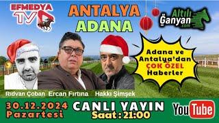 31.12.2024 Salı Adana ve Antalya Altılı Ganyan Tahminleri