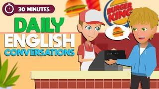 Learn English Speaking Conversation Practice for Beginners in 30 Minutes | Practice English Skills