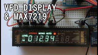 Driving VFD Displays with MAX7219 (and Arduino) PREVIEW