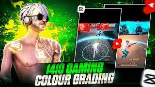 1410 Gaming Colour Grading Tutorial In Capcut || FreeFire Montage Shorts Editing Tutorial 