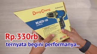  tidak untuk ditiru!!  - tes siksa dan uji suhu bor cordless DongCheng DCJZ23-10i