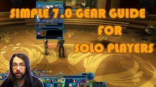 How to gear as a solo player in Legacy of the Sith 7.0 expansion at level 80 swtor