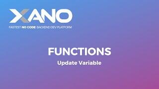 Functions: Update Variable