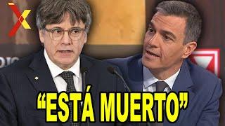 Pedro Sánchez DECLARA LA GUERRA a Puigdemont y DESCARTA hacerle presidente