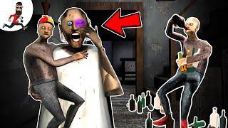 Alcoholic Grandpa vs baby Grandpa and Granny ► funny horror animation granny