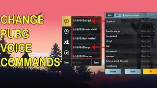 How To Change Voice Chat In Pubg | Pubg Voice Commands