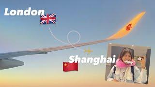 Flying from London to Shanghai!! with Air China️