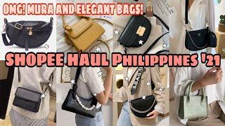 SHOPEE HAUL | AFFORDABLE BAGS SA SHOPEE (wow as low as 55 pesos!) | Kim Bi