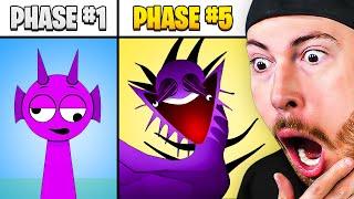 PHASE 1 VS PHASE 5?! CRAZIEST INCREDIBOX SPRUNKI TRANSFORMATIONS (Normal vs Horror)