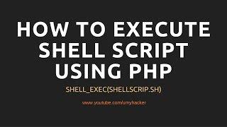 How to execute shell script using php in ubuntu