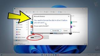 Fix ( You Need to Format The Disk in Drive Before You Can Use it ) Without Data Loss [ Fixed 100%]