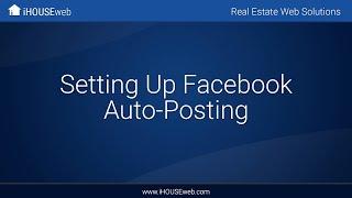 Setting up Facebook Auto-Posting