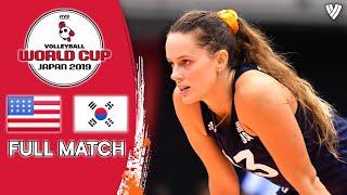 USA  Korea - Full Match | Women’s Volleyball World Cup 2019