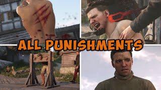 What happens if Henry accepts punishment for his crimes in Kingdom Come Deliverance 2 (KCD2)