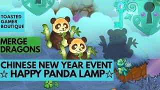 Merge Dragons Chinese New Year Event • Happy Panda Lamp • Cloud Key Guide 2  Tips And Tricks
