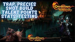 Drakensang Online, Trap, Precies Shot Build, Talent Points, Stats, Testing, Drakensang, Dso, mmorpg