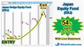 How I Profit 54% In Japan Equity Fund (DXJ) Within 7 days!
