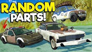 MAD MAX Random Part Mod DOWNHILL RACE in BeamNG Drive Mods!