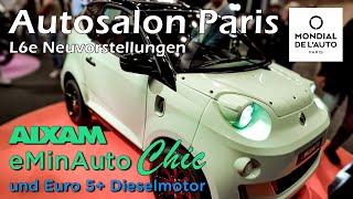 Auto fahren ab 15 - Autosalon Paris - Der AIXAM Stand