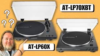 Sollten Sie den Plattenspieler AT-LP70XBT oder LP60X von Audio Technica kaufen?