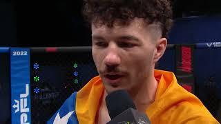 Damir Ferhatbegovic KOs BJ Bland in 1st Round! | Post Fight Interview