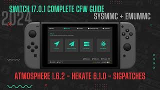 How to Mod Nintendo Switch 17.0.1 // Atmosphere 1.6.2 Hekate 6.1.0 // BEST TUTORIAL 2024
