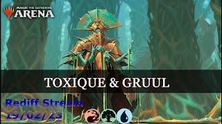 MAGIC ARENA Deck Toxique et Gruul test.  Redif Stream MTGA