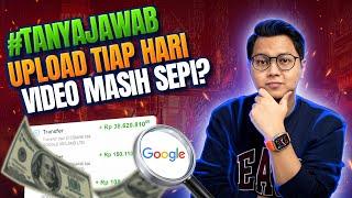 SOLUSI Upload Tiap Hari VIDEO YOUTUBE Masih Tidak Ada Yang Nonton #TANYAJAWAB