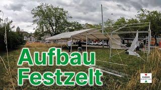 Festzelt Aufbau - Huber Event AG