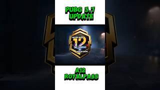 Pubg 3.7 update royal pass 