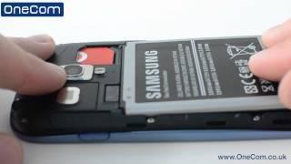 Samsung Galaxy S3 Mini: Inserting a Sim Card and Battery