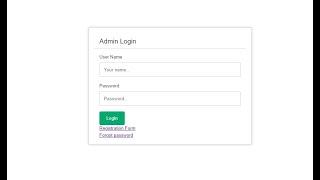 How to create Login form  in PHP CodeIgniter-3  #MYSQL #html #css step by step