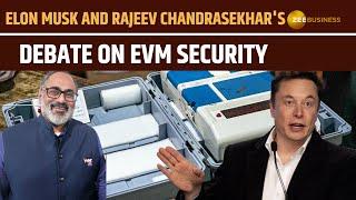 Elon Musk and Rajeev Chandrasekhar Banter Over EVM Safety, Rahul Gandhi Joins Debate