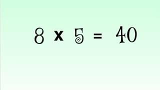 Practice the 8 times table. Answer each question in 2 seconds.