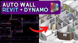 Auto Walls in Revit with Dynamo !