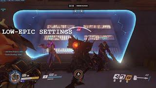 Overwatch FPS Low-Epic settings with RTX 2080 Super and Intel i7-9700K