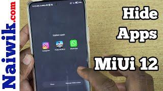 Hide Apps in Redmi Note 10 Pro Max