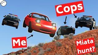 BeamNG Carhunt, but in a Tiny and Underpowered Miata